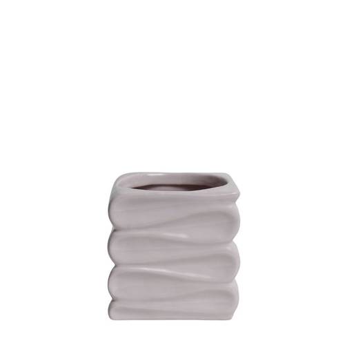 Keramik Topf Wave lila D09/12cm H11cm