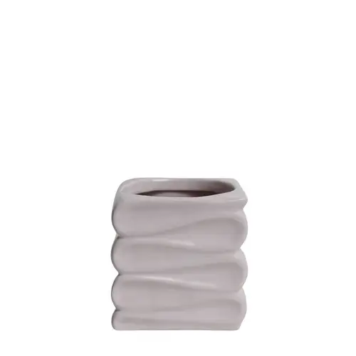 Keramik Topf Wave lila D09/12cm H11cm