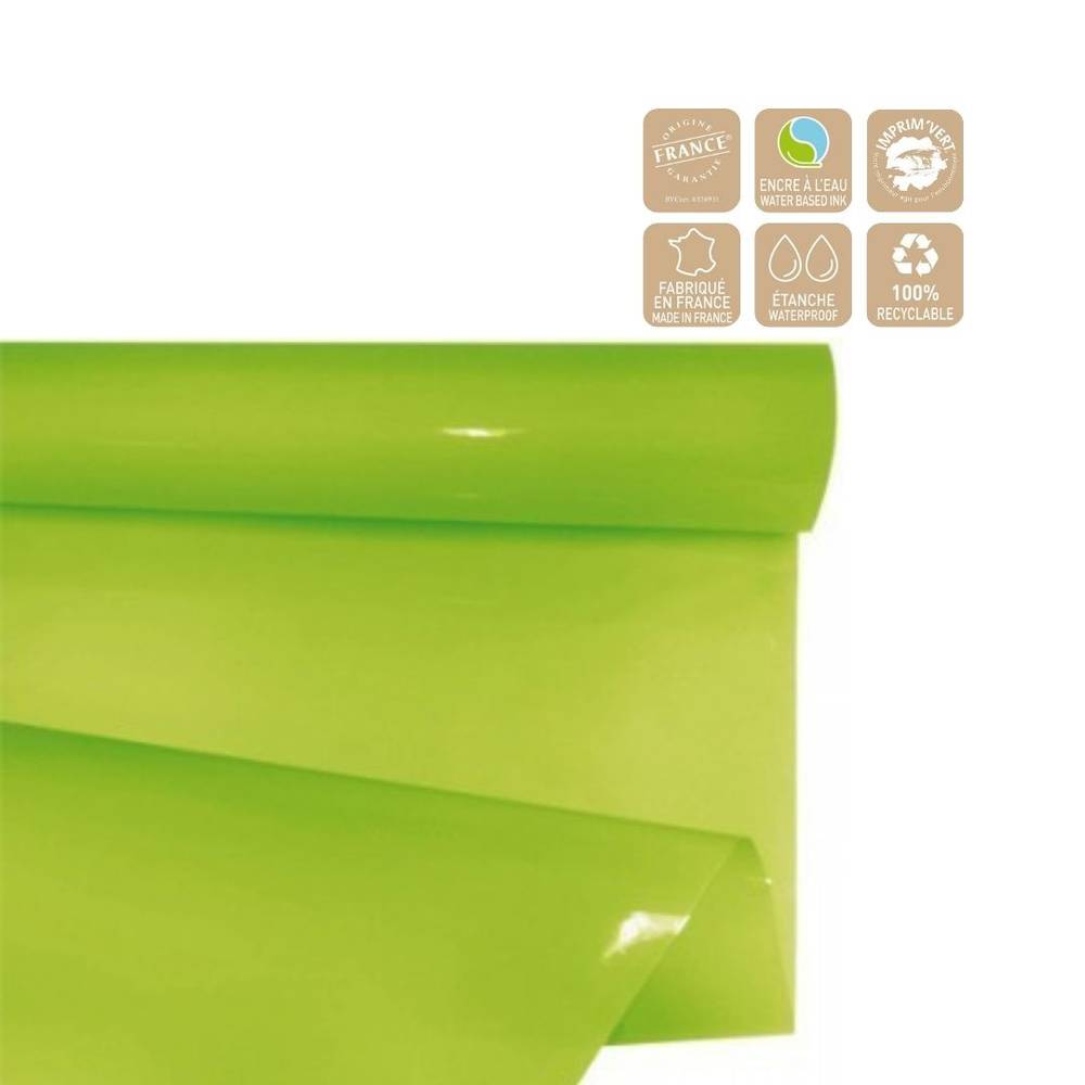 Folie Rolle 70cm Clayrbril grün 50m