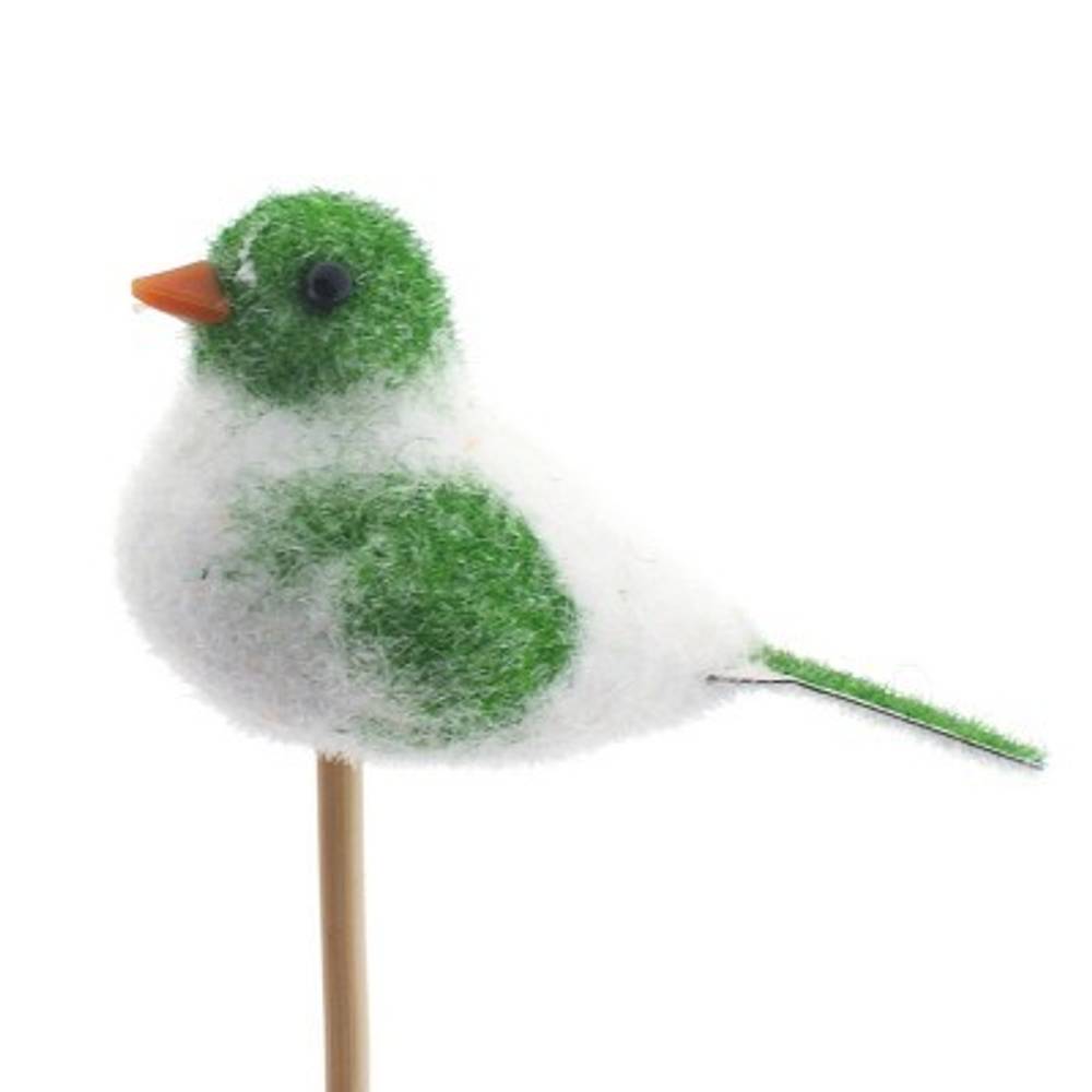 Vogel auf Stab Lisa grün L50cm D08.5cm