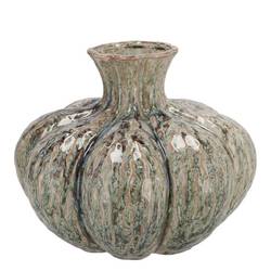 Keramik Vase Mika Nordic grün D20cm H16cm