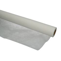 Dekostoff Rolle 75cm Faser Mistral weiss 20m