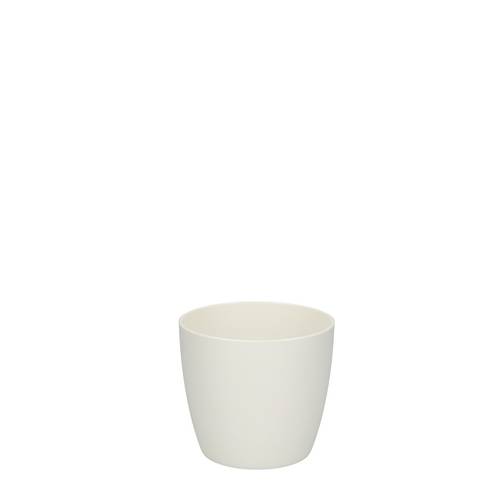Kunststoff Übertopf Brussels weiss D11cm H10cm