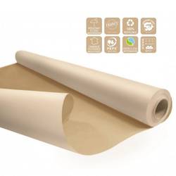Papier Rolle Eco 80cm wasserb. Beige 25m