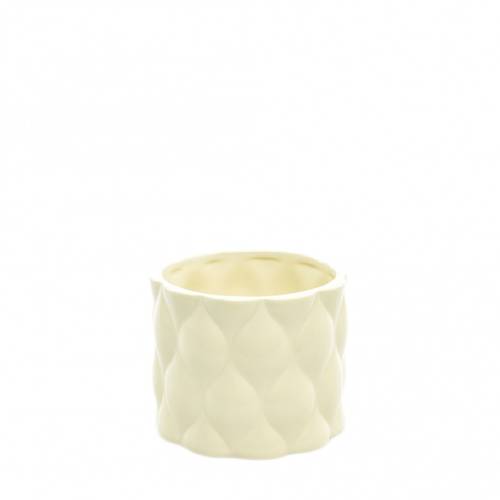 Keramik Topf Mason gelb D11cm H10.5cm  