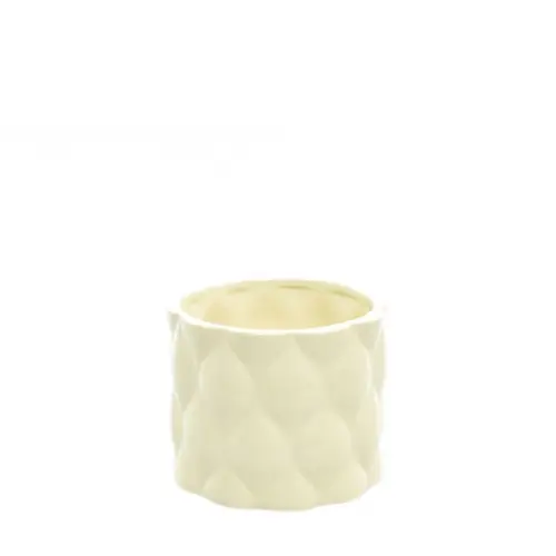 Keramik Topf Mason gelb D11cm H10.5cm  