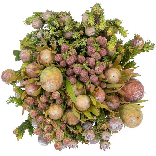 Bouquet mix Grau/grün 40cm