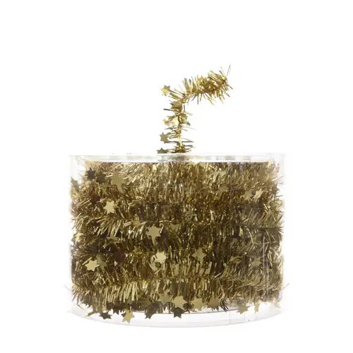 Deko Girlande Lametta gold 03x700cm
