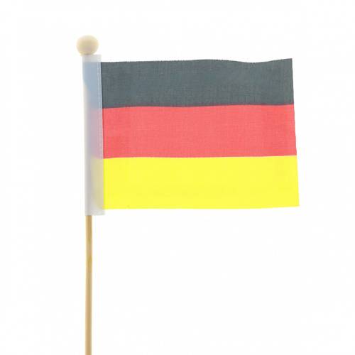Flagge auf Stab Deutschland L50cm 8X11cm