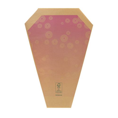 Tüte Kraft Bright lila 50x35x10cm x25