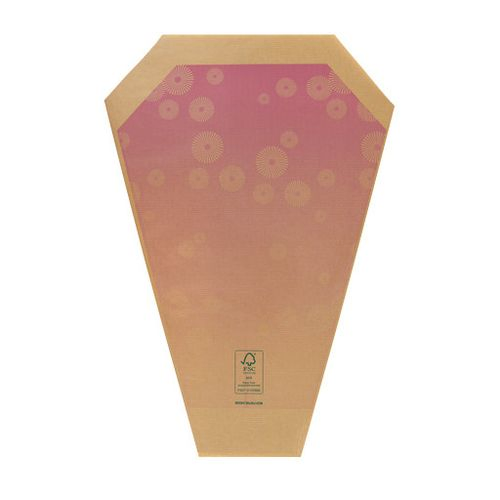 Tüte Kraft Bright lila 50x35x10cm x25
