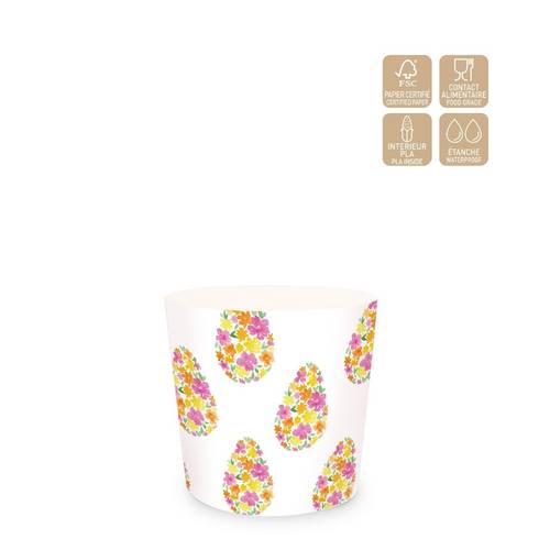 Potcover Maulice weiss D12.5cm H12.5cm