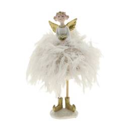 Engel Isabel weiss D09cm H17cm