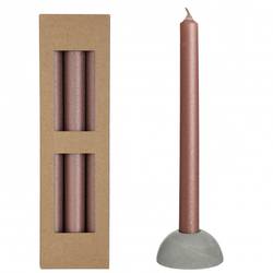 Kerze Bleistift Bliss rosa D02.2cm H25cm x3