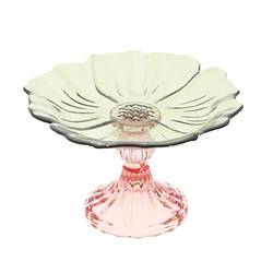 Glas Kuchenplatte Tivoli grün D16.5cm H10cm