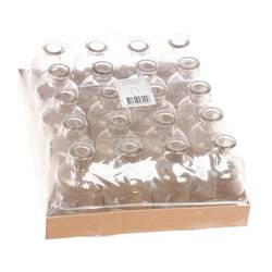 Glas Flasche Rund D07cm H12.5cm