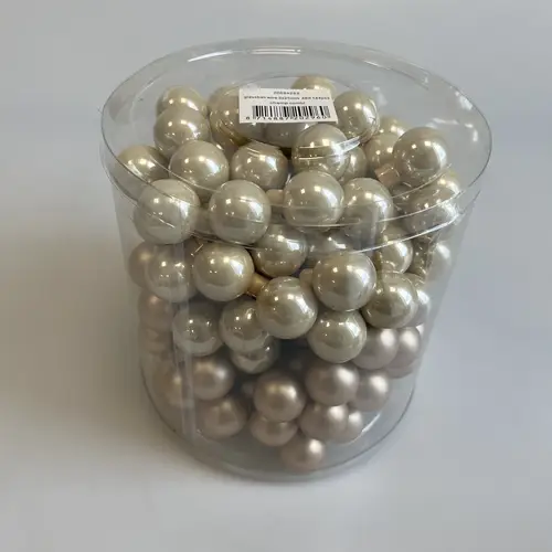 Kugel auf Draht champagne mix D03cm x144