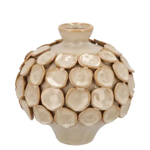 Keramik Vase Nancy Blumen 19x19x19cm