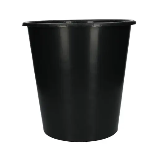 Eimer schwarz 10l D26.5x26.5x27cm