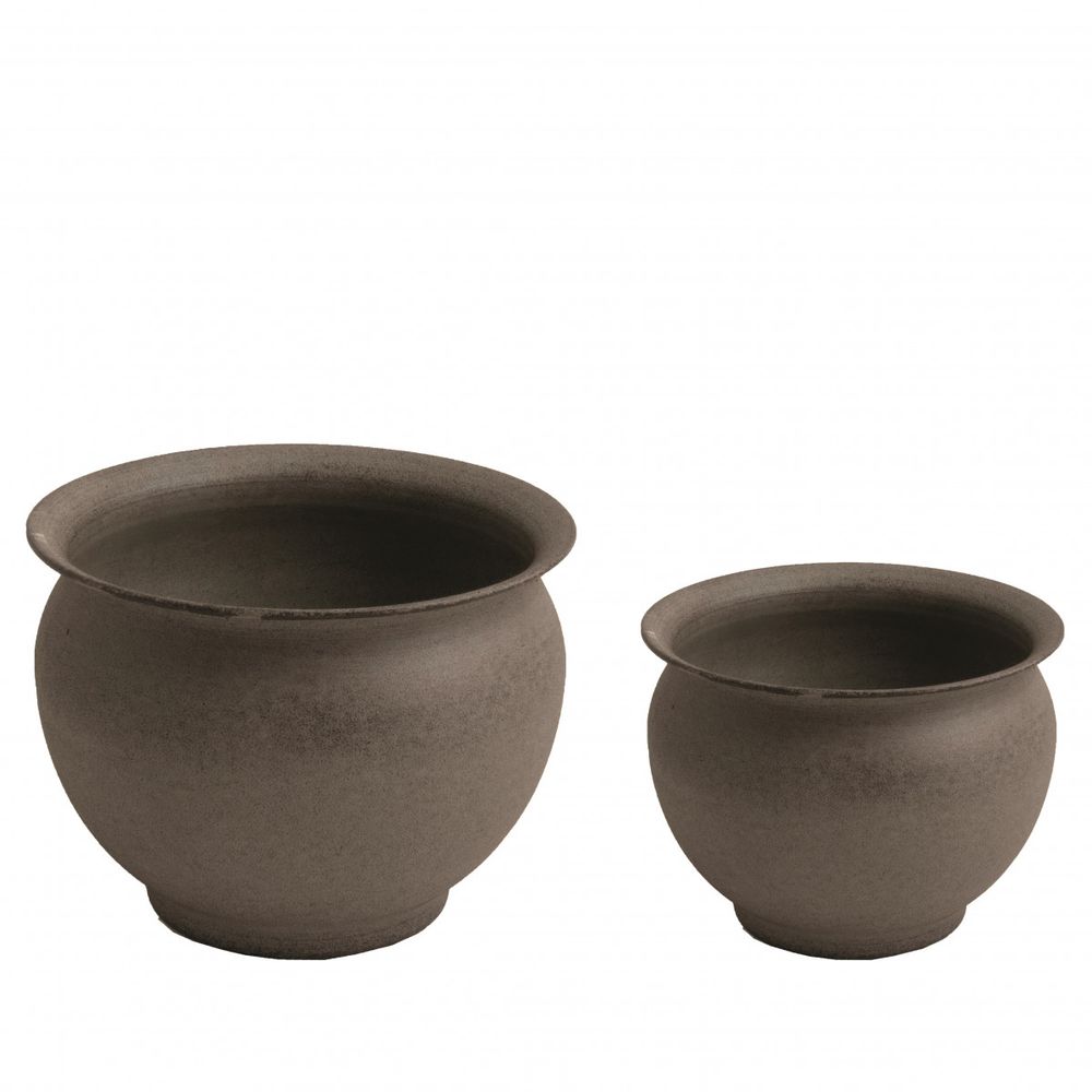 Homedeco Übertopf Lone Set von 2 D20cm H15cm