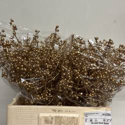 Ilex antik gold gefarbt 60cm