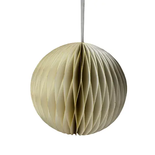 Faltbarer Hänger Kugel creme D24cm