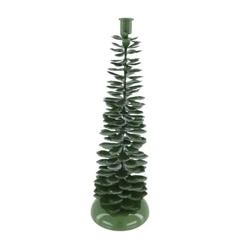 Kerzenständer Baum grün D14cm H44cm