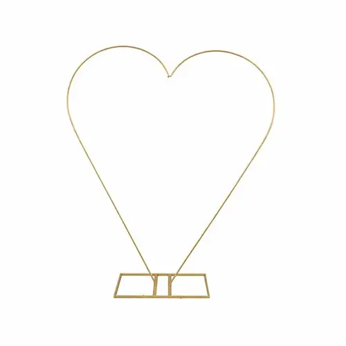 Display Herz Romantik gold 123x30x151cm