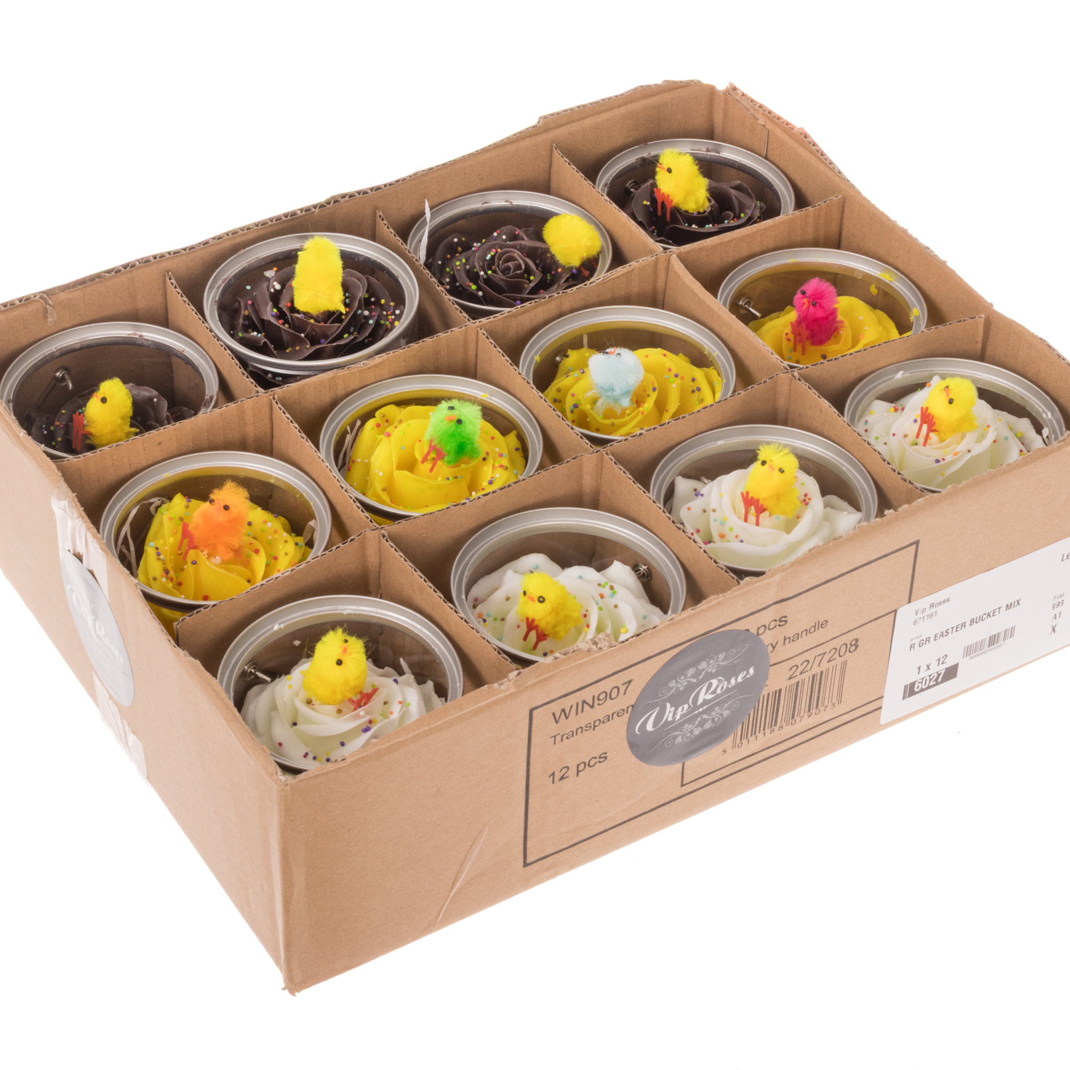 Rose wachs mix Ostern Bucket duftend