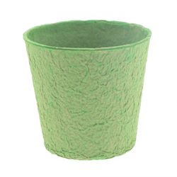 Übertopfdeckel Pulp Carta grün D09cm H09cm