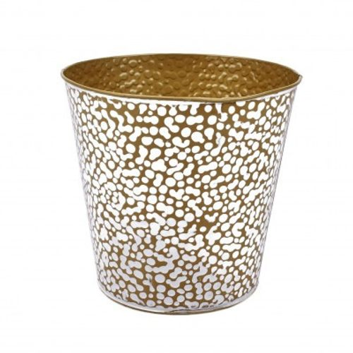 Zink Dave gold weiss D19.5cm H19cm