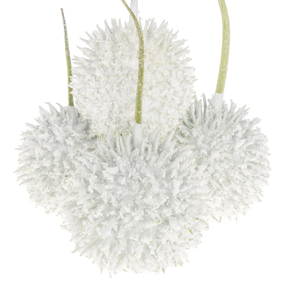 Igel weiss Schnee Wachs D6cm