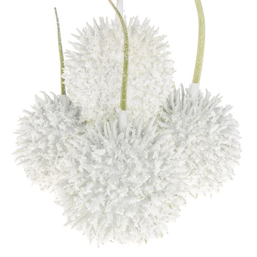 Igel weiss Schnee Wachs D6cm