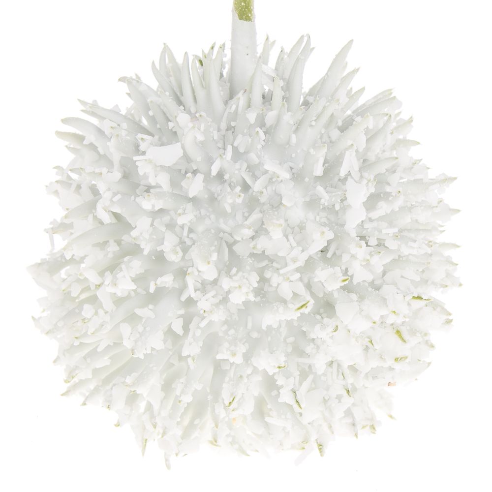 Igel weiss Schnee Wachs D6cm