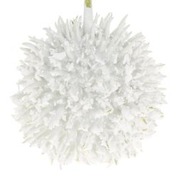 Igel weiss Schnee Wachs D6cm