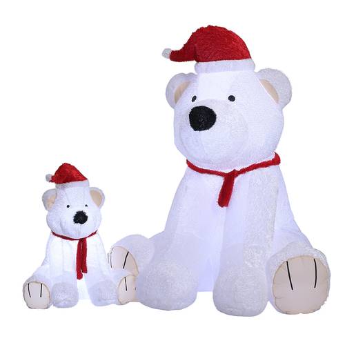 Aufblasbar Polar Bär LED 165x170x173cm +Motor