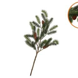 Seiden Kiefer mit Zapfen L81cm