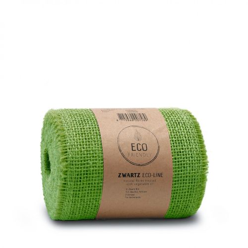 Band Jute hell grün 150mm 10m
