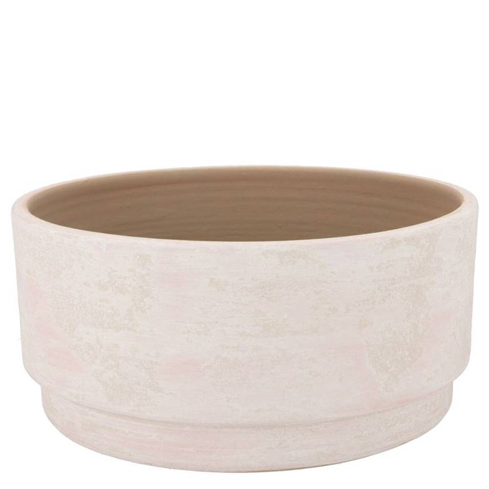 Keramik Schale Romy Rund creme 28x14cm