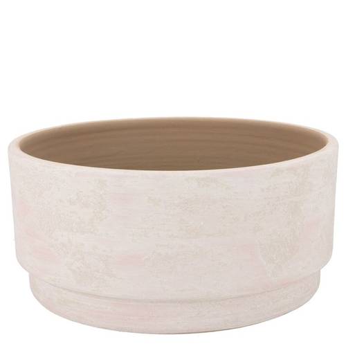 Keramik Schale Romy Rund creme 28x14cm