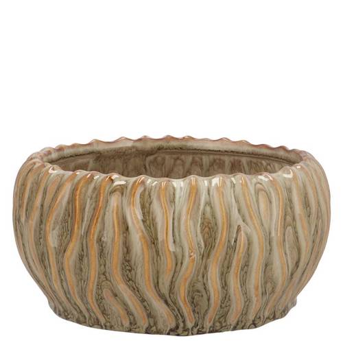 Keramik Schale Finn grün 17x17x9cm