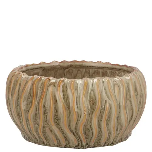 Keramik Schale Finn grün 17x17x9cm