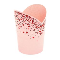 Übertopfdeckel Charm rosa d10.5cm