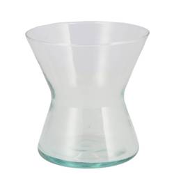 Glas Vase Diabolo 15x15x15cm