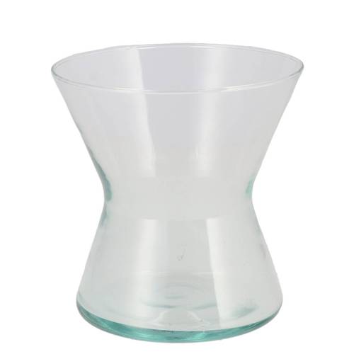 Glas Vase Diabolo 15x15x15cm