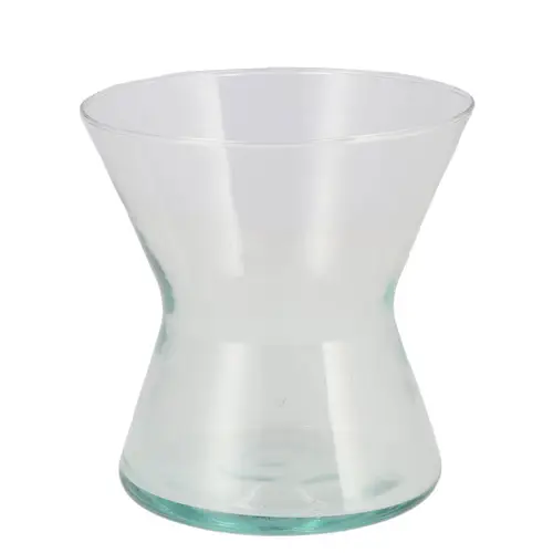 Glas Vase Diabolo 15x15x15cm