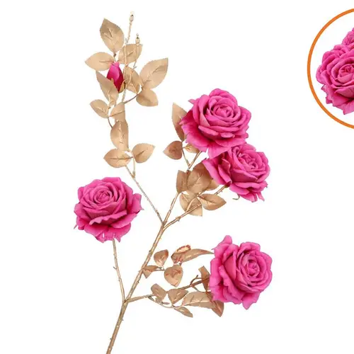 Seiden Rose gold/fuchsia L116cm