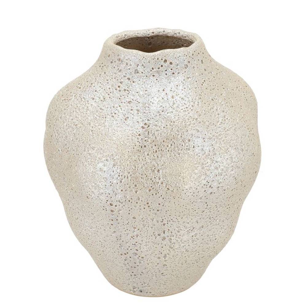 Keramik Vase Dana Bubble weiss 30x30x35cm