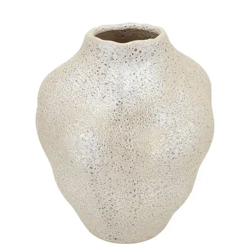Keramik Vase Dana Bubble weiss 30x30x35cm
