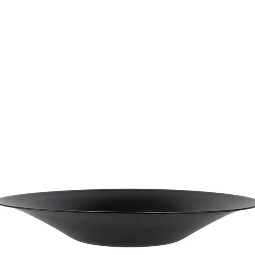 Zink Schale schwarz D28,5cm